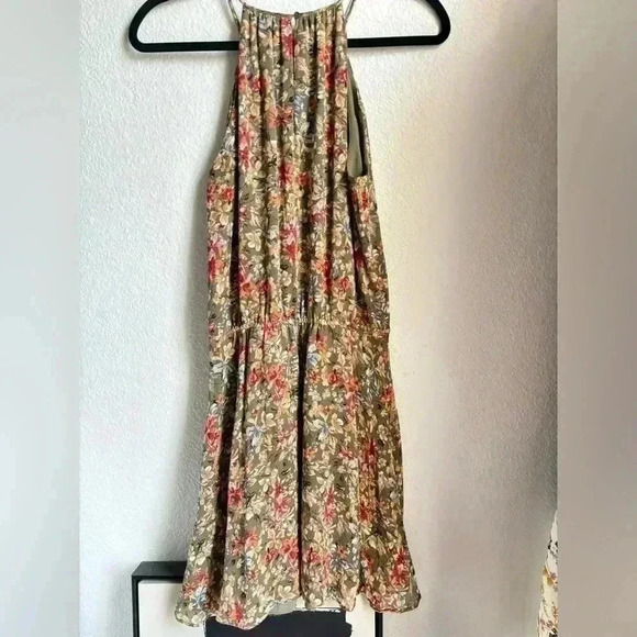 JOIE Reinelde floral halter silk dress - Picture 6 of 9